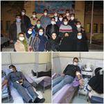 اعضای هیات نجات‌غریق و غواصی استان خراسان رضوی خون اهدا کردند