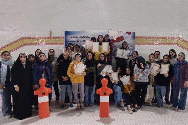 مسابقات نجات غریق نوجوانان در سمنان برگزار شد