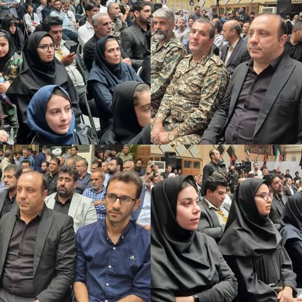 حضور نایب رئیس و دبیرکل فدراسیون نجات‌غریق و غواصی در مراسم بزرگداشت شهدای ورزشکار جنگ تحمیلی ۱۲ روزه رژیم صهیونیستی