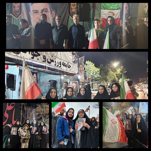جلوه‌ای دیگر از همدلی و اتحاد؛  حضور خانواده نجات‌غریق و غواصی استان خراسان رضوی در تجمعات مردمی؛