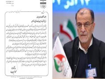 تقدیر و تشکر رئیس کمیته ملی المپیک از فدراسیون نجات غریق و غواصی