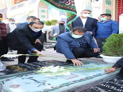 حضور رئیس و دبیر فدراسیون بر مزار سردار شهید سپهد حاج قاسم سلیمانی