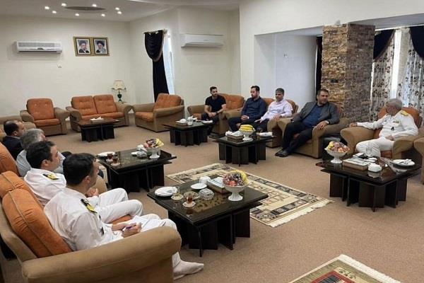 نشست مشترک رئیس فدراسیون و فرمانده منطقه دریایی بوشهر