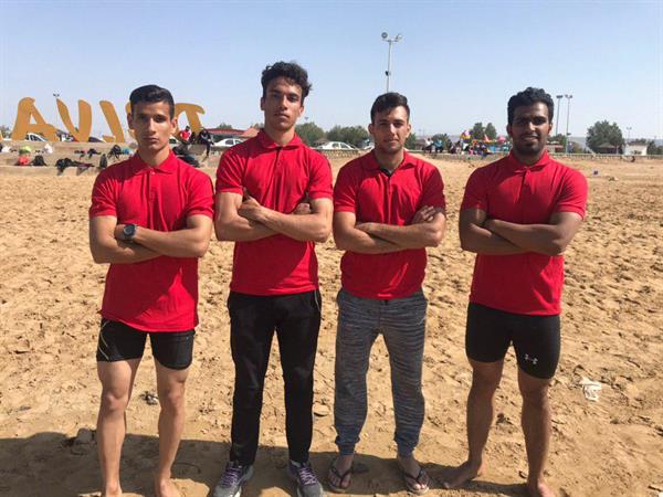 بوشهری‌ها فاتح ماده ٩٠*٤ متر امدادی تیمی شدند