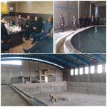 بازدید رئیس فدراسیون از روند ساخت استخر شهید فتحی شهرستان اراک