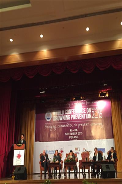 برگزاری کنفرانس جهانی جلوگیری از غرق شدگی سال 2015- مالزی