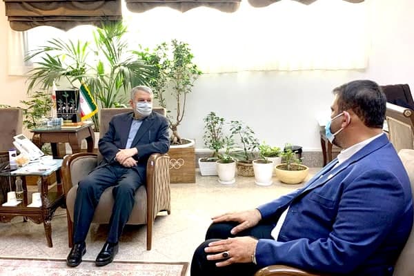 دیدار حیدری با صالحی امیری در محل کمیته ملی المپیک
