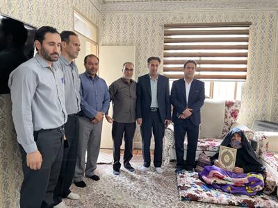 دیدار مدیرکل و مسئولین هیات نجات‌غریق و غواص استان زنجان با خانواده شهید تقی‌لو