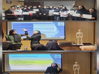 برگزاری کارگاه آب‌درمانی ، آناتومی و حرکت‌شناسی شانه در اصفهان