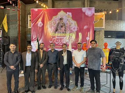 بزرگداشت دهه کرامت در هیات نجات غریق و غواصی استان قم؛
